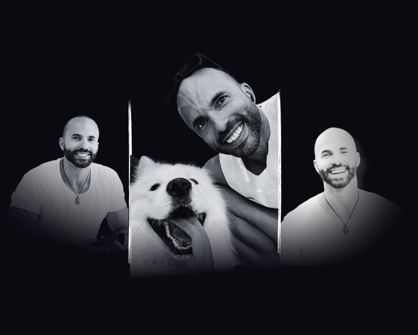 Néstor con perro
